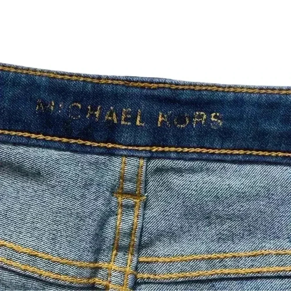 Michael Kors Jeans Women's Size 4 Straight Leg Blue Capri Denim